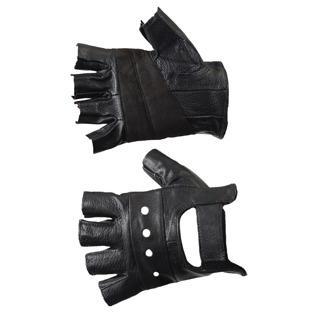 Dark Brown Fingerless Leather Gloves Long Mad Max Furiosa,  Australia