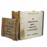 Belgian Rocket Transport Timber Crate