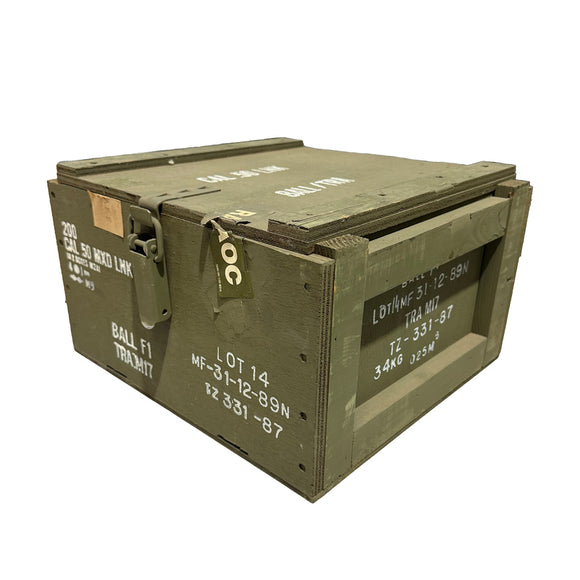 Original Australian Army Timber Transit Ammo Box