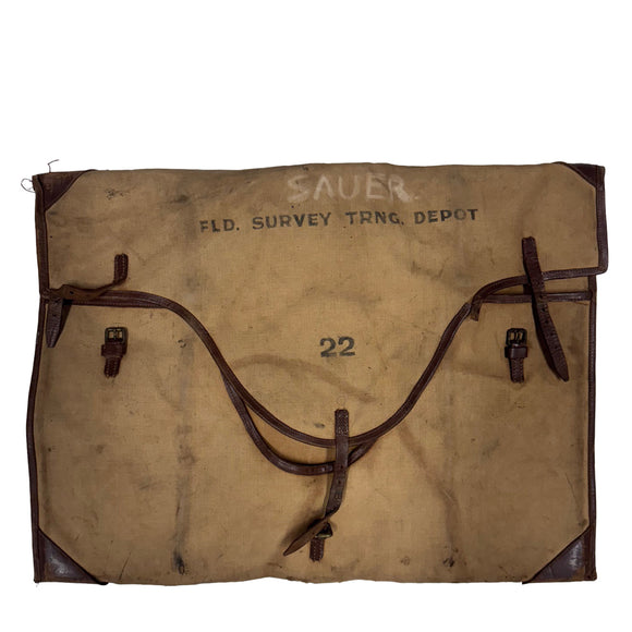 Original Australian Army WWII Field Map Case