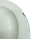 22cm Enamel Soup Plate x 4 Mint (Factory Seconds)