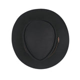 Kadadu Echuca Leather Hat Black