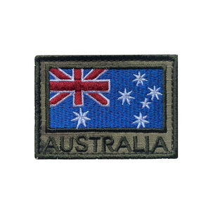 ANF Embroidered MCU Colour AUS Olive Patch