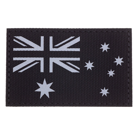 ANF Black Reflective Australia Patch