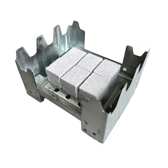 Compact Folding Stove with Paraffin Tablets