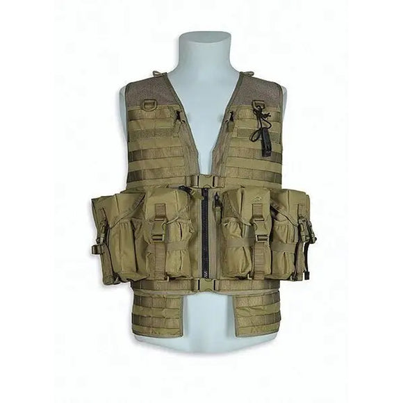 Tasmanian Tiger Ammunition Vest – Full-Body Tactical Vest Tan (Large)