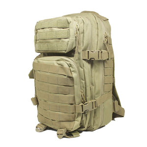 Small Molle Assault Military Backpack Tan